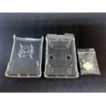 Case Transparente Raspberry Pi3 B e B+ c/Suporte para Cooler