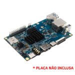 Kit com Case + Cooler + Dissipadores para Orange Pi 5