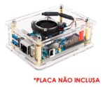 Kit com Case + Cooler + Dissipadores para Orange Pi 3 LTS