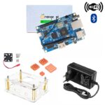 Kit Orange Pi 3 LTS + Fonte + Case, cooler e dissipadores