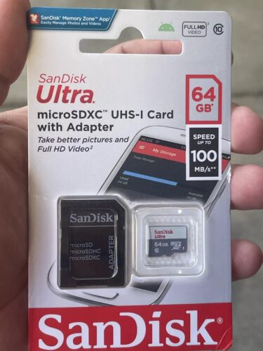 Cartão de Memória MicroSD 64gb Classe 10 Sandisk Original photo review