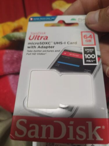 Cartão de Memória MicroSD 64gb Classe 10 Sandisk Original photo review