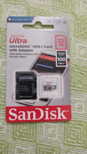 Cartão de Memória MicroSD 32gb Classe 10 Sandisk Original photo review