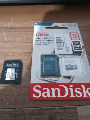 Cartão de Memória MicroSD 32gb Classe 10 Sandisk Original photo review