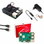 Kit Raspberry Pi 3 Model B+(Plus) c/ Case, Fonte 5V, Cooler e Dissipadores