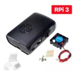 Kit Case para Raspberry Pi 3 B / B+ com Cooler e Dissipadores de Calor