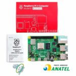 Kit Raspberry Pi 4 8GB c/ Case Oficial, Fonte 5v e Dissipadores