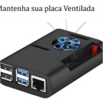 Kit Raspberry Pi 4 4GB c/ Case, Cooler, Fonte, Adpt Micro HDMI + 64GB