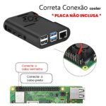 Kit Raspberry Pi 4 4GB c/ Case, Cooler, Fonte, Adpt Micro HDMI + 64GB