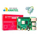 Kit Raspberry Pi 4 4GB c/ Case, Cooler, Fonte, Adpt Micro HDMI + 64GB