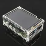 Tela Display Touch Screen 3.5 pol. para Raspberry Pi 4 + Case Acrílica