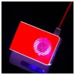 Case + Dissipadores e Cooler Luminoso p/ Raspberry Pi 4 B