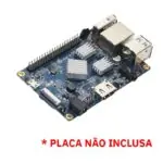 Case P/ Orange Pi PC ou Pi Pc Plus + Cooler E Dissipadores