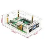 Kit com Case + Cooler + Dissipadores para Raspberry Pi 5