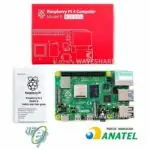 Kit Raspberry Pi 4 8GB c/ Case Alumínio c/ Duplo Cooler Fan e Fonte