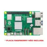 Dissipadores de Calor em Alumínio para Raspberry Pi 5 (4 Unid)