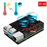 Kit Raspberry Pi 4 8GB c/ Case Alumínio c/ Duplo Cooler Fan e Fonte 5v